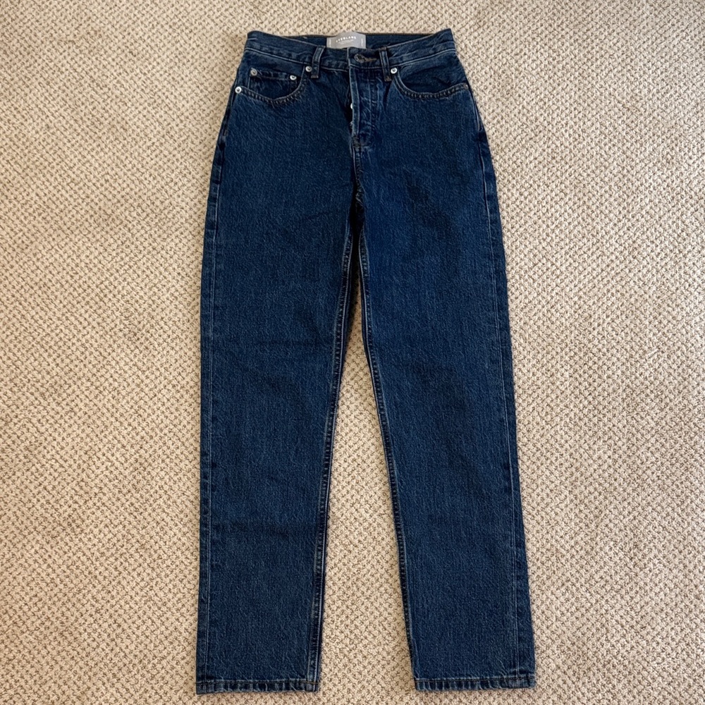 Everlane Women's Straight Leg Jeans - Dark Blue